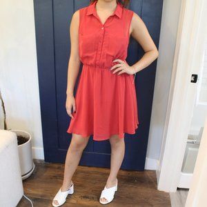 Fushia Flowy Pink T-Shirt Dress